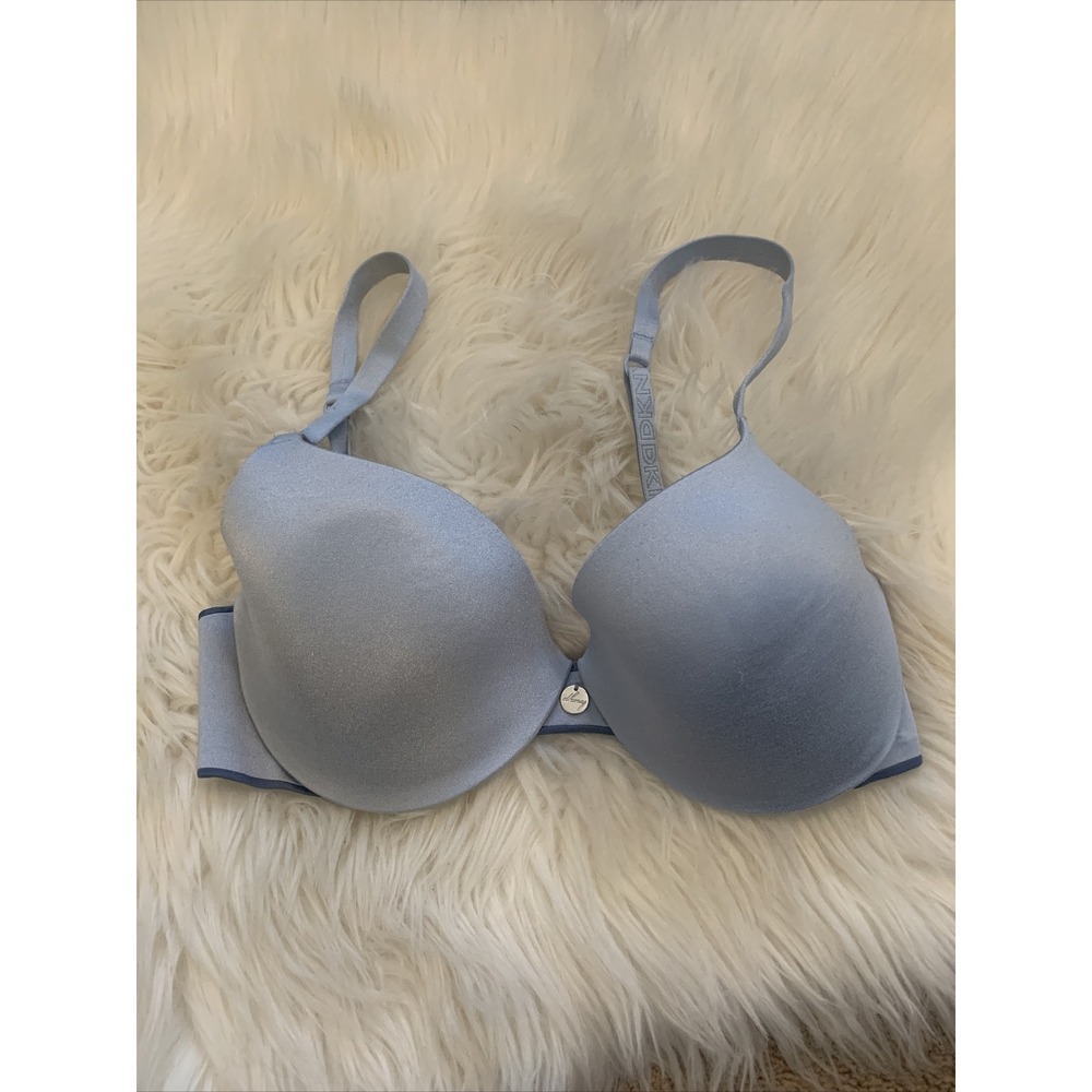 DKNY Intimates Lined Push Up Bra 32D Light Blue